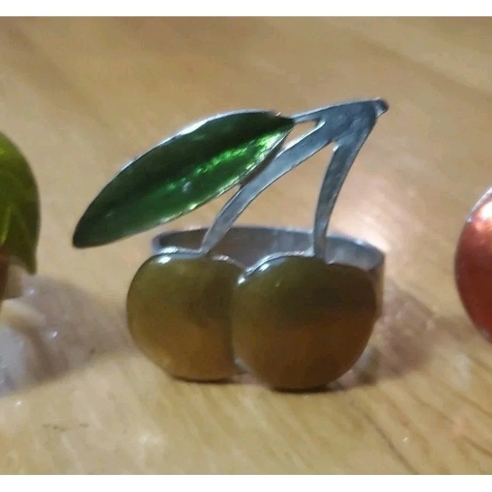 Maugenest Fruit Napking Rings Set Of 4‎